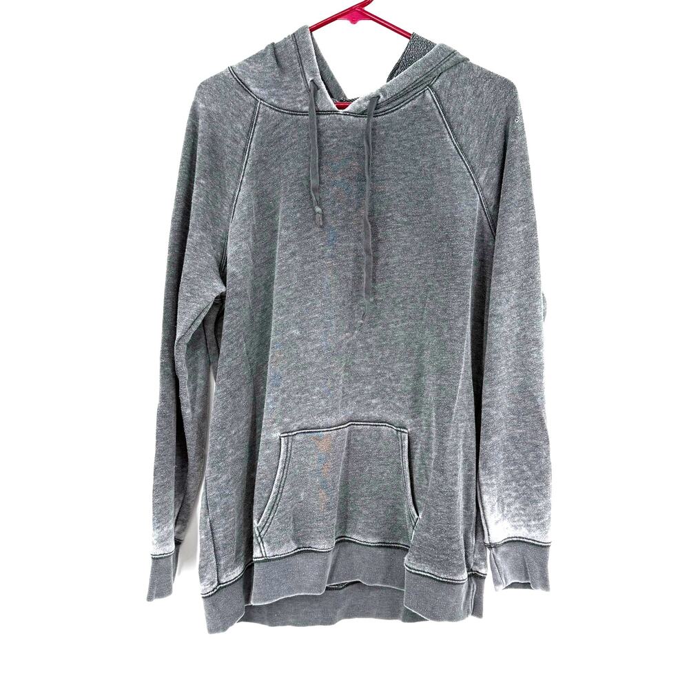 American‎ Eagle Outfitters Size Large Hoodie Sweatshirt Gray Distressed Comfort